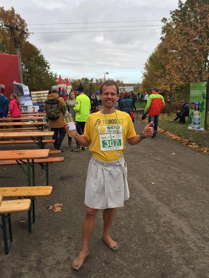 Vinařský půlmaraton naboso