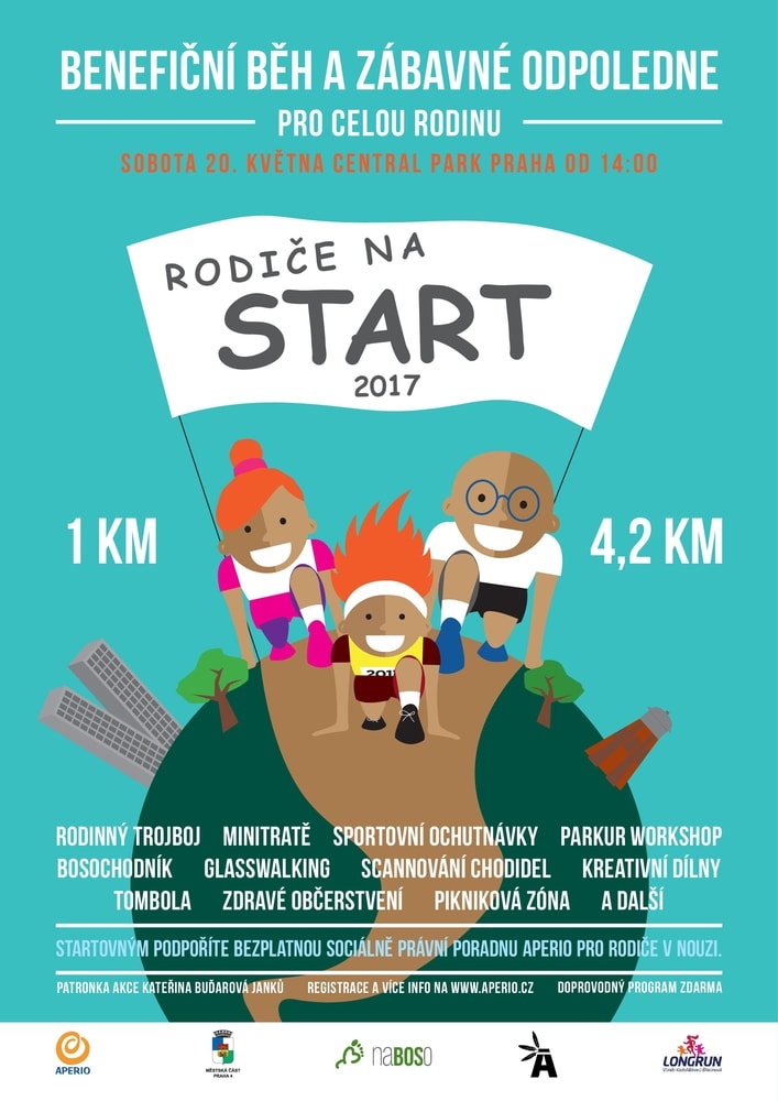 Pozvánka na benefiční běh Rodiče na Start